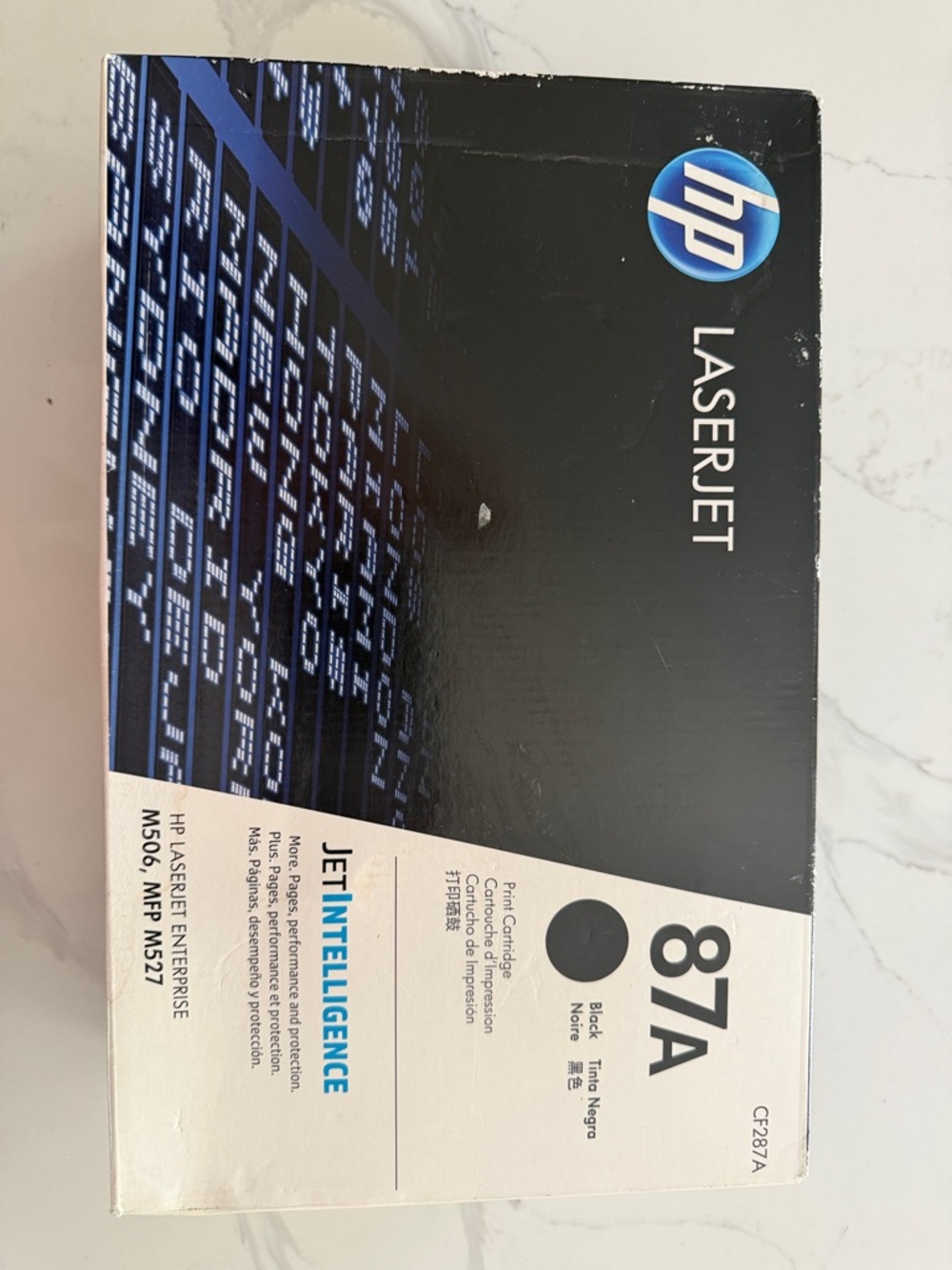 HP LaserJet 87A Black sealed box, new.